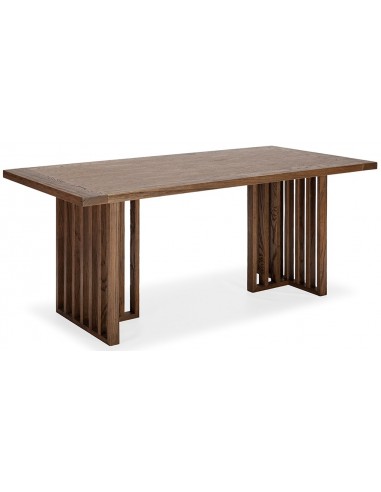 Spisebord i egetræ 180 x 85 cm -...