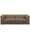 Cobble Hill 3,5 personers sofa i polyester B235 cm - Sort/Sølvbrun