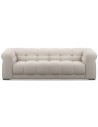 Cobble Hill 3,5 personers sofa i polyester B235 cm - Sort/Natur