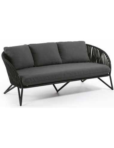 BRANZIE loungesofa i aluminium og reb...