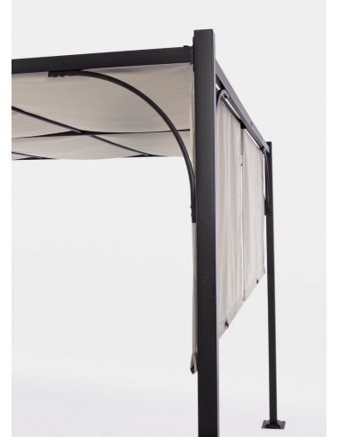 Pavillion med skydetag 300 x 300 cm -...