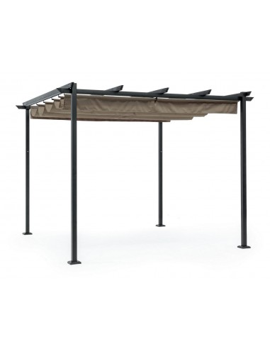 Pavillion med skydetag 300 x 300 cm -...