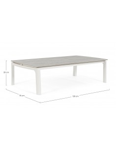 Loungebord i aluminium og... 2