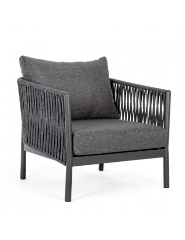 Lounge havestol i aluminium, tetoron...