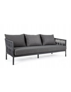 Loungesofa i aluminium,...
