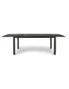 Havebord med udtræk i aluminium 160 - 240 x 90 cm - Charcoal