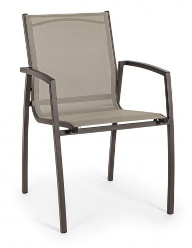 6 x Havestole med armlæn i aluminium...