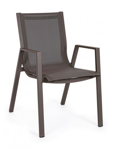 6 x Havestole med armlæn i aluminium...