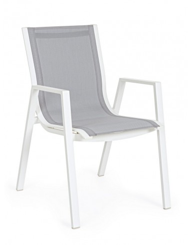 6 x Havestole med armlæn i aluminium...