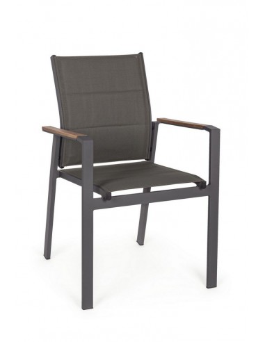 6 x Havestole med armlæn i aluminium...