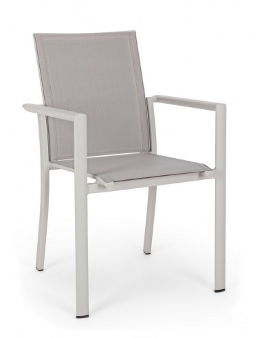 4 x Havestole med armlæn i aluminium...