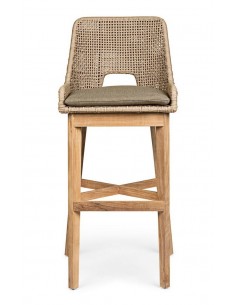 2 x Bar havestole i teaktræ... 2