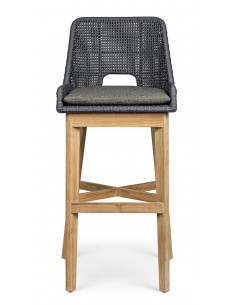 2 x Bar havestole i teaktræ... 2