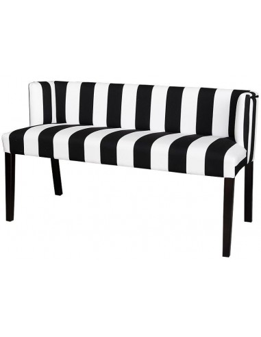 Bænk i polyester og træ B125 cm -...