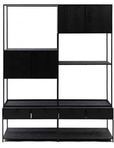 The Bobby reolvæg i stål og egetræ...