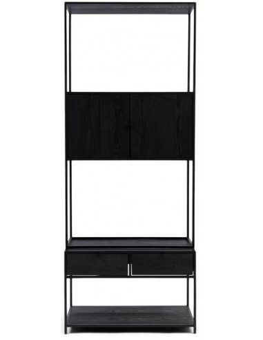 The Bobby reolvæg i stål og egetræ...