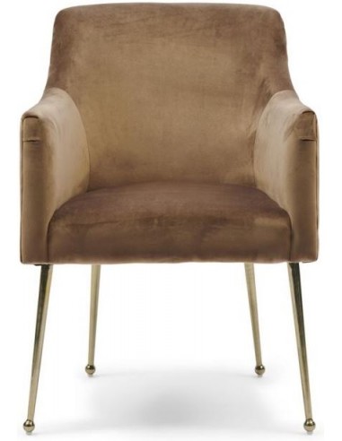 The Smith spisebordsstol i velour og...