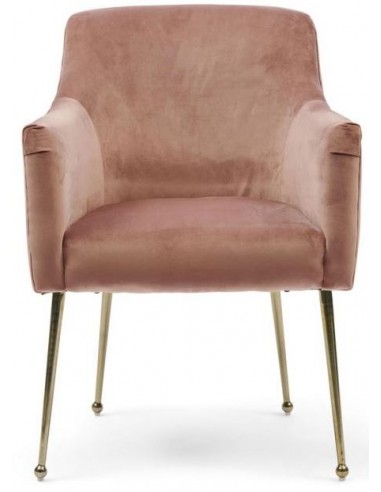 The Smith spisebordsstol i velour og...