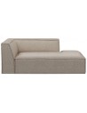 The Jagger højrevendt daybed i bouclé 200 x 100 cm - Sand
