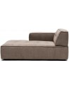 Brandon venstrevendt daybed i polyester 173 x 118 cm - Gråbrun