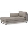 West Houston venstrevendt daybed i bomuld 180 x 94 cm - Stengrå
