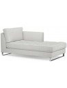 West Houston højrevendt daybed i bomuld 180 x 94 cm - Askegrå