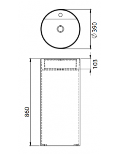 LAC3 fritstående håndvask... 2