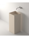 LAC7 fritstående håndvask H86 x 37 x 37 cm solid surface - Beige