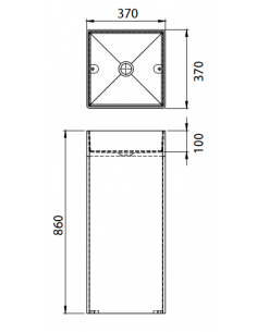 LAC7 fritstående håndvask... 2