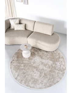 Muze rundt tæppe i viscose... 2