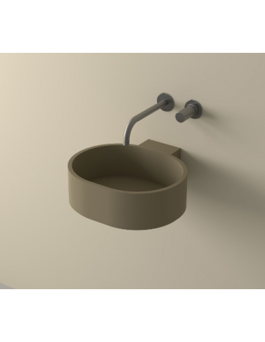 LO1S-M vægmonteret håndvask 37 x 36,4...