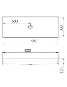 LC3XL bordmonteret håndvask... 2