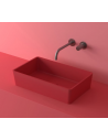 LC5M bordmonteret håndvask 50,6 x 30,6 cm solid surface - Stærk pink