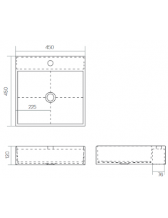 LC4S bordmonteret håndvask... 2