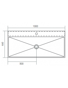 LC4XL bordmonteret håndvask... 2