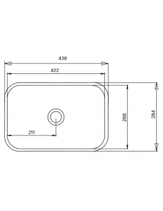 LC6M bordmonteret håndvask... 2