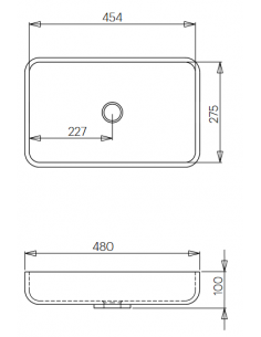 LC7M bordmonteret håndvask... 2
