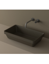 LB1L bordmonteret håndvask 57 x 32 cm solid surface - Antracit