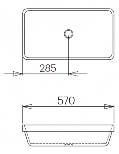 LB1L bordmonteret håndvask... 2