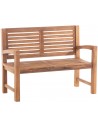 Havebænk i teaktræ B120 cm - Teak