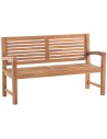 Havebænk i teaktræ B150 cm - Teak