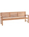 Havebænk i teaktræ B220 cm - Teak