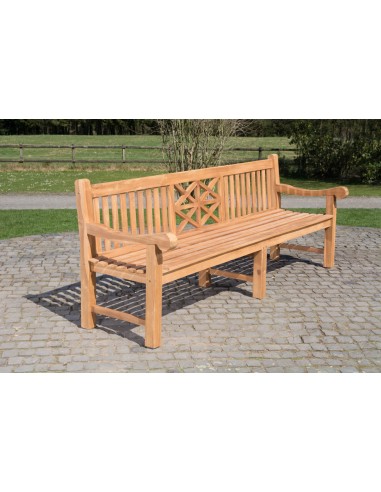 Havebænk i teaktræ B240 cm - Teak