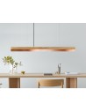 Langbordspendel i egetræ og kobber 122 cm 25W LED - Egetræ/Kobber