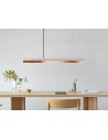 Langbordspendel i beton og kobber 92 cm 25W LED - Lys beton/Kobber