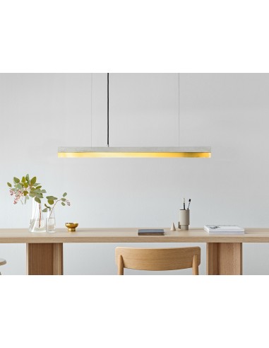 Langbordspendel i beton og messing 92...