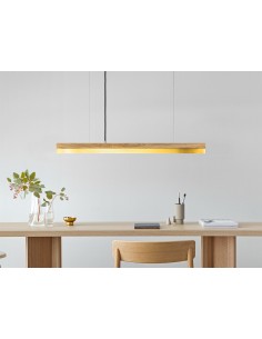 Langbordspendel i egetræ og...