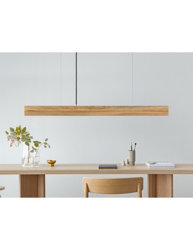 Langbordspendel i egetræ 122 cm 25W...