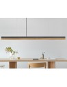 Langbordspendel i beton og egetræ 182 cm 25W LED - Mørk beton/Egetræ