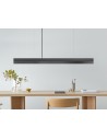 Langbordspendel i beton og stål 122 cm 25W LED - Mørk beton/Gunmetal